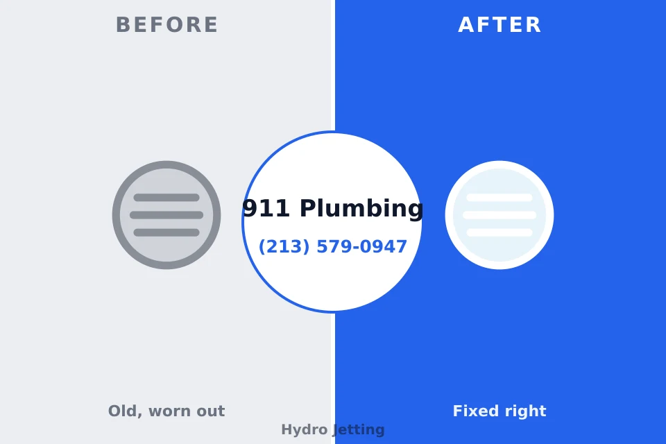 Before and after: plumbing repair Rainsville, AL
